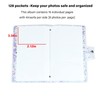 HIYQIN Mini Photo Album, Mini Album 96 Pockets for 3