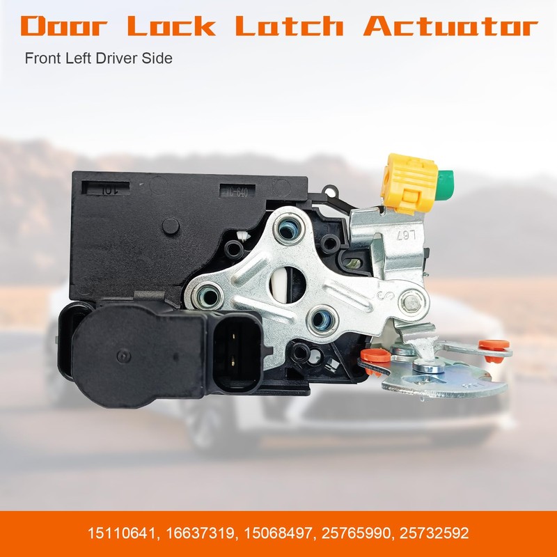WayJun 15110641 Door Lock Actuator Front Left Driver Compatible with