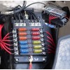 LLK 12-Way Blade Fuse Box Block Holder LED Indicator 6