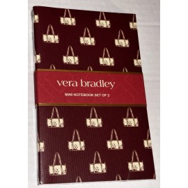 Vera Bradley New Vera Bradley Mini Notebook Set of 2, Bear Mosaic & Duffel Bag Mosaic
