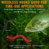 30PCS Wacky Rig Hooks Weedless Hooks Wacky Worm Hooks Weedless