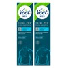 2 x Veet Men Total Pro Breast and Body Hair