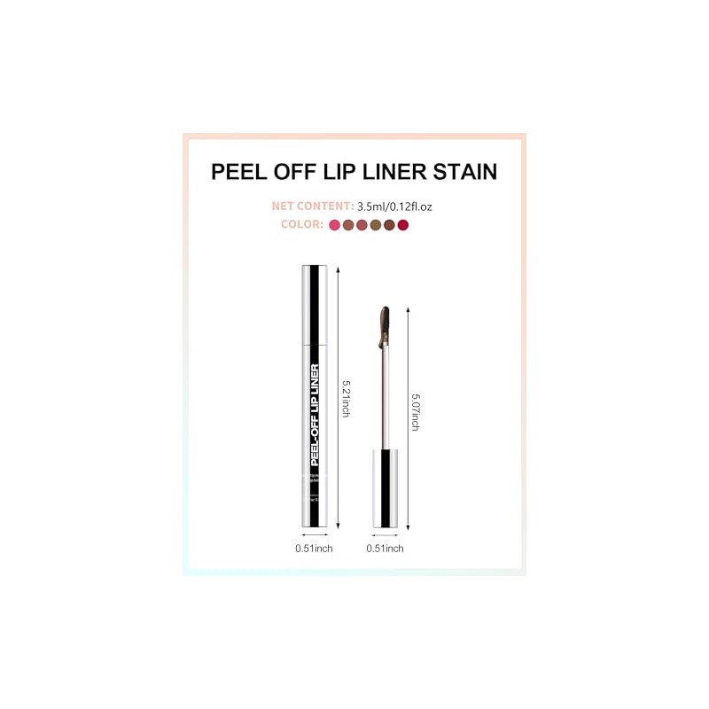 Erinde Delineador de Labios Peel off, Tinte Labial Peel off
