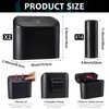 2-Pack Car Trash Can With Lid, Hanging Mini Vehicle Bin,