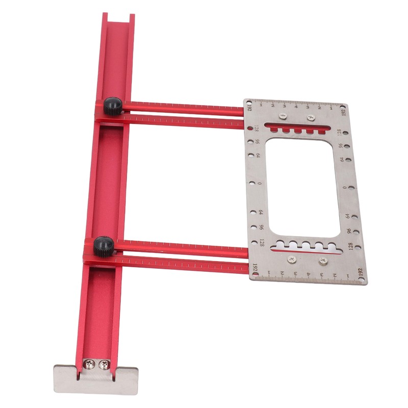 Door Handle Punch Locator Cabinet Hardware Opening Locating Jig 64mm