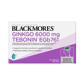 Blackmores Gingko 6000mg 30 Tablets