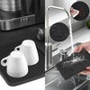 Silicone Coffee Mat with Convex Edge, 24''x16'' Coffee Bar Accessories