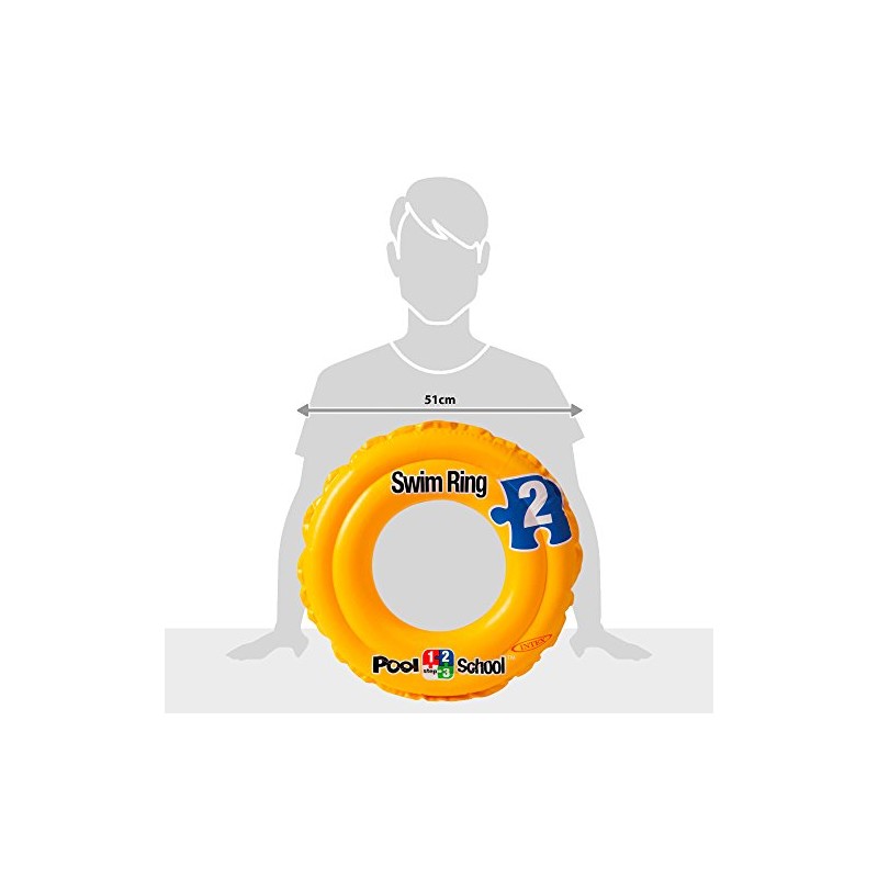 Intex 51cm School Step 2 Deluxe Swim Ring Pool