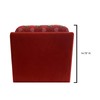 Paul Frank Love Ottoman Red