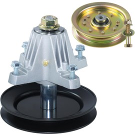 FULAIGE 918-04822B Spindle Assembly with 756-04129 Idler Pulley Replaces Craftsman 918-04822A Spindle Assembly, 91804822B 918-04822 918 04822A 918-04889A for Craftsman LT2000 LT1500 LTX 1040 Decks