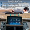 TOPINSTALL Wide Dash Tray Compatible with 2021-2024 Chevy Tahoe Suburban/GMC
