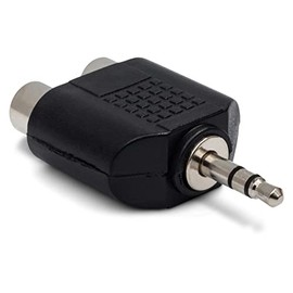 Hosa GRM-193 Dual RCA to 3.5 mm TRS Adaptor