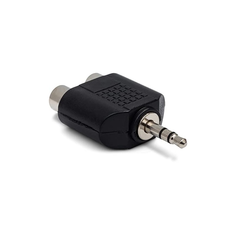 Hosa GRM-193 Dual RCA to 3.5 mm TRS Adaptor
