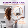 InstaHanger Clothes Drying Rack - Wall Mounted Laundry Drying Rack
