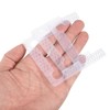 uxcell 10Pcs Glass Hinge Gasket, Plastic, Transparent, Unfinished, HARDWARE HINGE,
