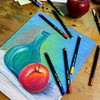 Posca Uni Pastel - Professional Wax Colouring Pastel - KPA-100