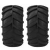 2pcs 85mm RC Rubber Wheel Tire Tyre for 1/16 Remote