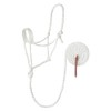 Weaver Leather White Braided Rope Halter with Lead
