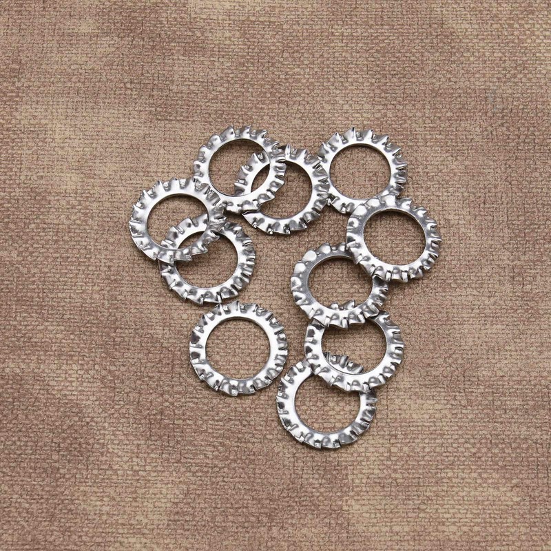 EMSea 300Pcs M3-M12 External Serrated Lock Washers Assortment Set with