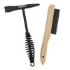 VASTOOLS Welding Chipping Hammer with Coil Spring Handle,10.5",Cone and Vertical