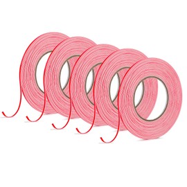 Briartw Double Sided Adhesive Foam Roll 1mm Thickness,3mm Width,164 Ft,5 Rolls Stciky 3D Foam Tape for Shaker Cards Photos Cardstock Planner Pages Home Decor Card Making