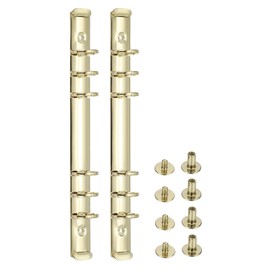 PATIKIL A5 6-Hole Ring Binder Mechanisms, 2 Set Binder Spines Replacement for Binder Planners