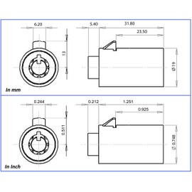Admiral Locks Vending Machine Locks - Keyed Alike (Pack of 1)