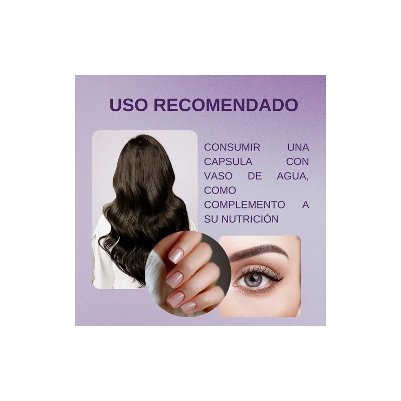 Pharmadan Biotina con Vitamina E 700mg 100 Cápsulas Suplemento Nutricional