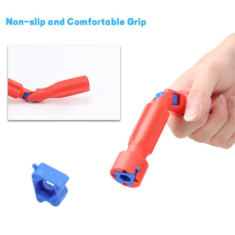 VortecSys Toilet Seat Fitting Tool, Toilet Seat Repair Wrench 10/13/17mm