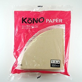 Kono (ko-no Type), Service for 4 Paper Brown Pack of 100 MD – 45 Brown