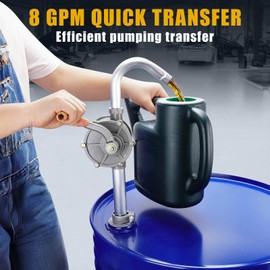 TALFIT Aluminum 55 Gallon Drum Pump, Precision Engineered for Optimal Fluid Transfer, Hand Fuel Pumps for Diesel, Hydraulic Fluid