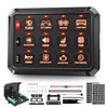RGB 12 Gang Switch Panel, Momentary ON-Off Touch Switch Box
