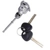 Left Driver Door Lock Cylinder with 2 Keys Compatible with