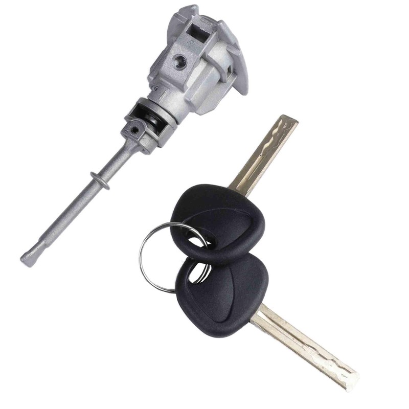Left Driver Door Lock Cylinder with 2 Keys Compatible with