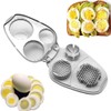 ProLeo Egg Slicer, 3 in 1 Stainless Steel Mushroom Slicer