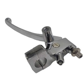 XDF 1" 25mm Left Clutch Lever Perch Compatible for Honda Shadow VT600 VT750 VT1100 VT1300 VTX1300 VF750 Motorcycle Handlebar Mirror Base Mount 53172-MR1-000（Chrome ）