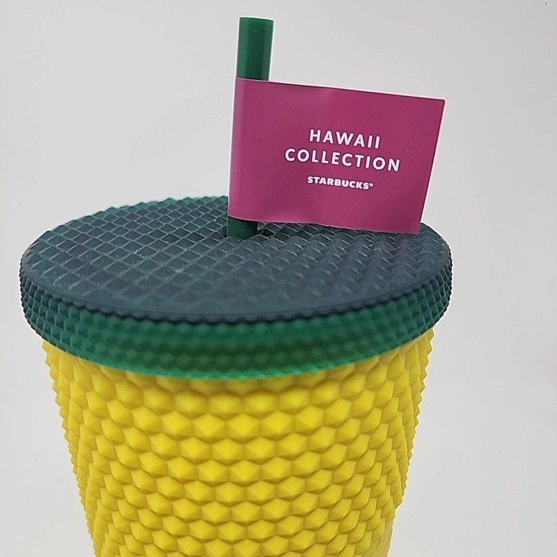 Starbucks Studded Pineapple Tumbler Vente Hawaii Cup Hawaii Collection 24oz