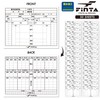 Finta FT3517 Soccer Referee Record Paper, Set of 30