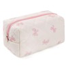 Floral Makeup Bag,Floral Quilted Make Up Bag,Large Cosmetic Bag,Fashionable Travel