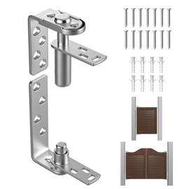 Haidms Saloon Door Hinges - Stainless Steel Swinging Hinge, Double Swing Hinges for Cafe & Barn Doors