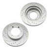 PHILTOP 12.53 inch（318.5 mm） Front Vented Disc Brake Rotors Compatible