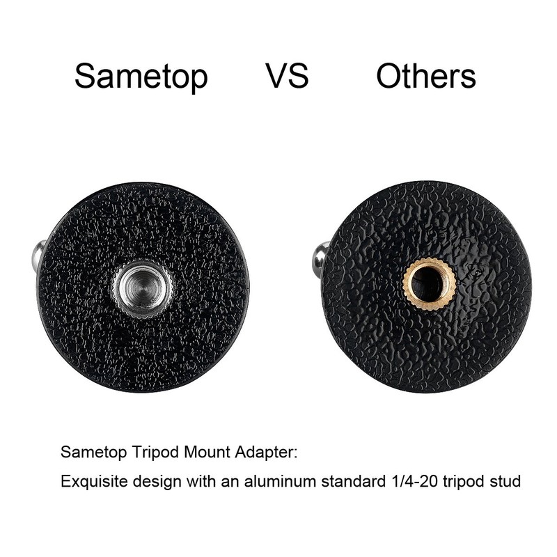 Sametop Tripod Mount Adapter Screw Mount Compatible with GoPro Hero