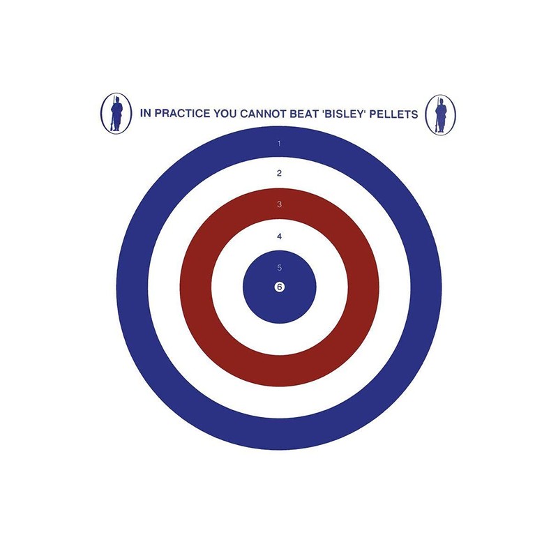 Bisley Coloured Targets 14cm x 14cm