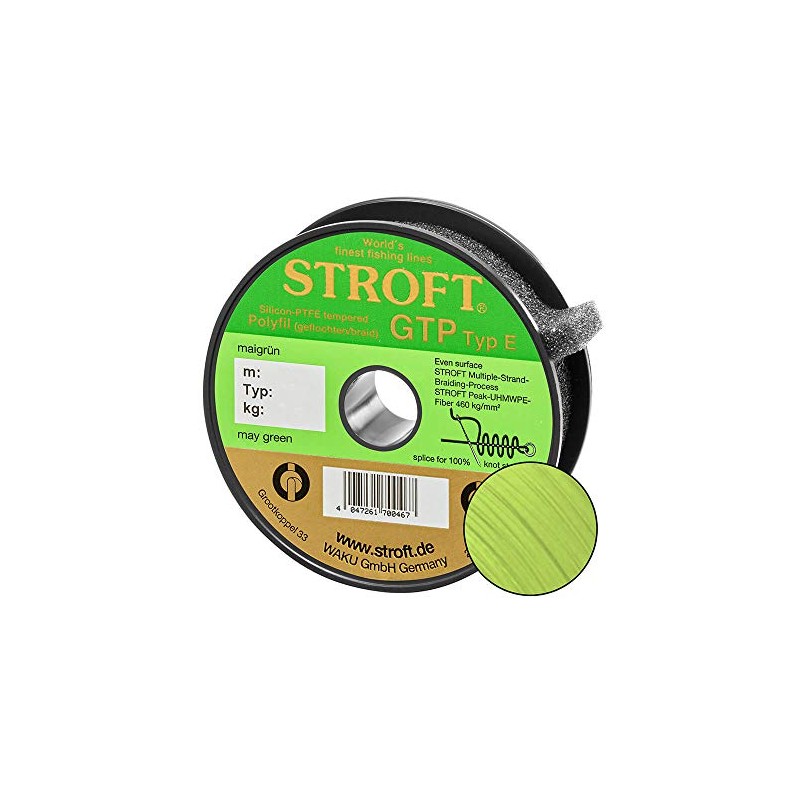 WAKU Stroft String GTP Type E Braided May Green 150
