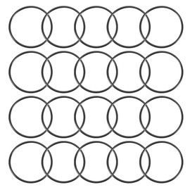 TOP-VIGOR 20Pcs Nitrile Rubber O-Rings, 70mm OD 63mm ID 3.5mm Width Metric Sealing Gasket, Rubber Washers O Rings Spacers for Faucet Plumbing Automotive Repair, Black