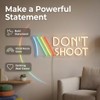 ARC "Don't Shoot" Neon Sign for Game Room - Funny