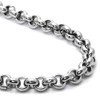 Titanium 6MM Rolo Men's Necklace Chain 32"