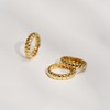 Gold&Dear 14KGP Volume Square Line Ring Yellow Gold M (No.