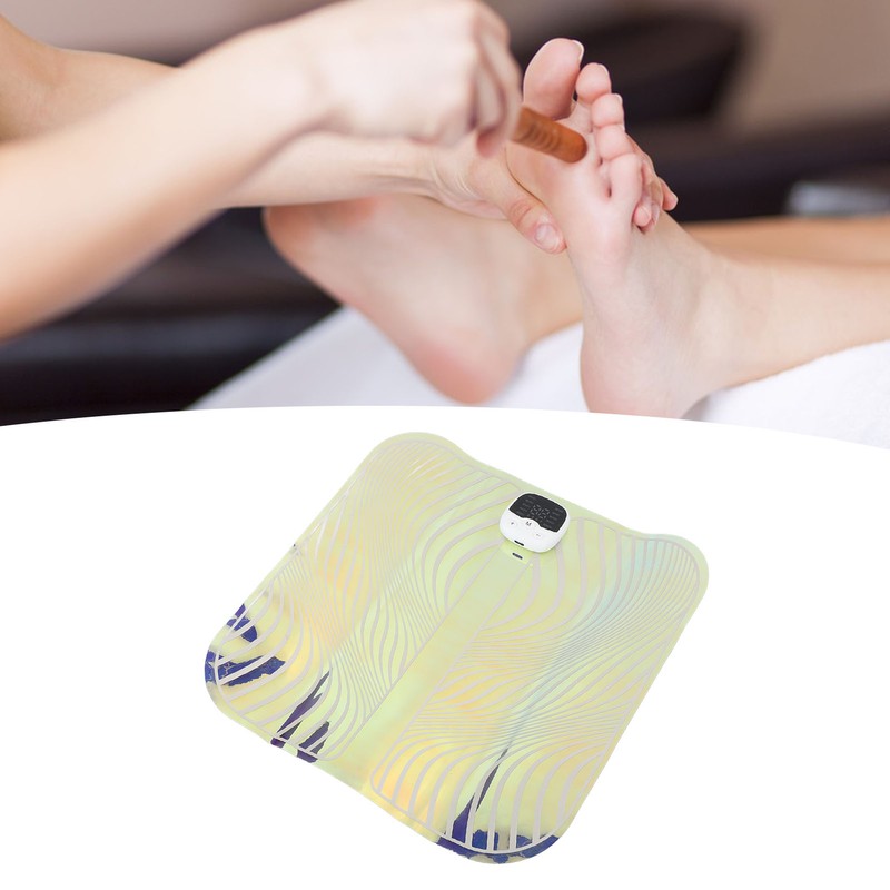Electric Micro Current Foot Massager Mat Foldable Foot Stimulator Massager