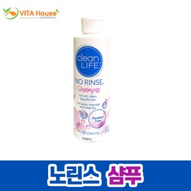 No-rinse water-free shampoo, body wash, body bath/bath, patient shower, nursing care supplies, no-rinse shampoo 8floz (236.6ml) / 노린스 물없이 사용 샴푸 바디워시 바디바스 / 목욕 환자 샤워 간병용품 , 노린스 샴푸 8floz (236.6ml)
